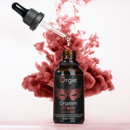 Cъедобный гель для клитора Orgie Orgasm Drops Kissable